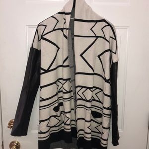 Geometric cardigan